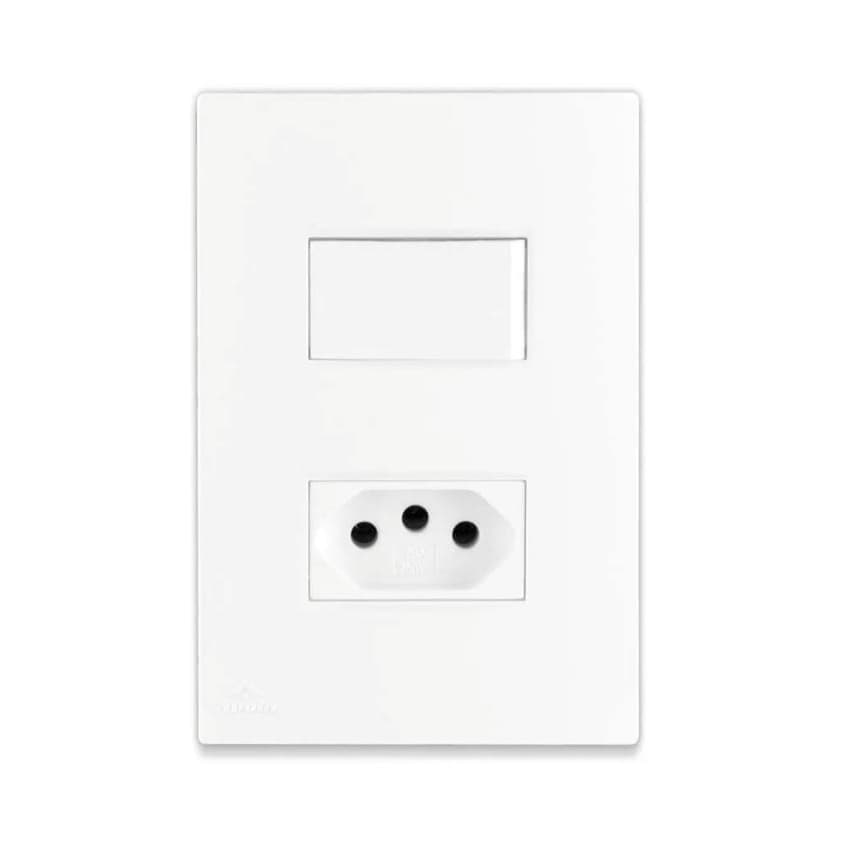 Interruptor/Apagador Paralelo/three way+Tomada 20a Apoio 4x2!