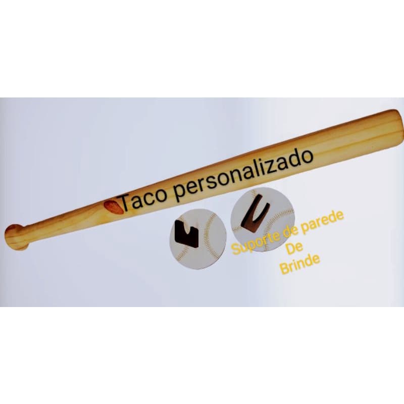 taco de baseboll com suporte bell taco com gravaçao personalizado.