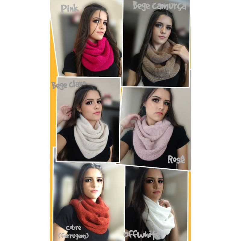 Kit 10 Golas de lã atacado preço para revenda