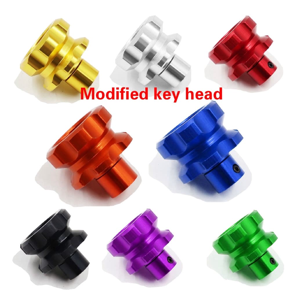 Cabeça De Chave De Liga De Alumínio Acessórios Modificados Para Motocicleta Universal Decoração Embrião Modificada Ameix