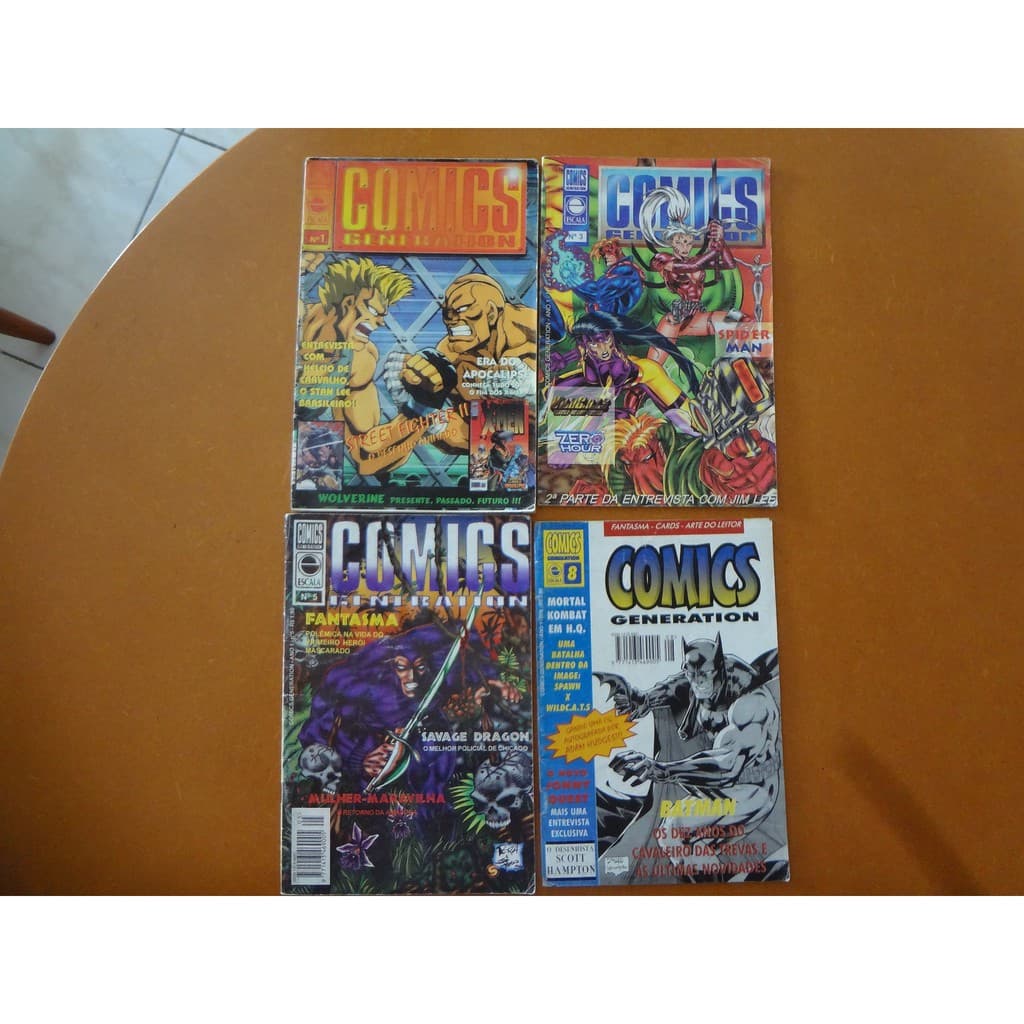 Comix Generation 1, 3, 5 e 8