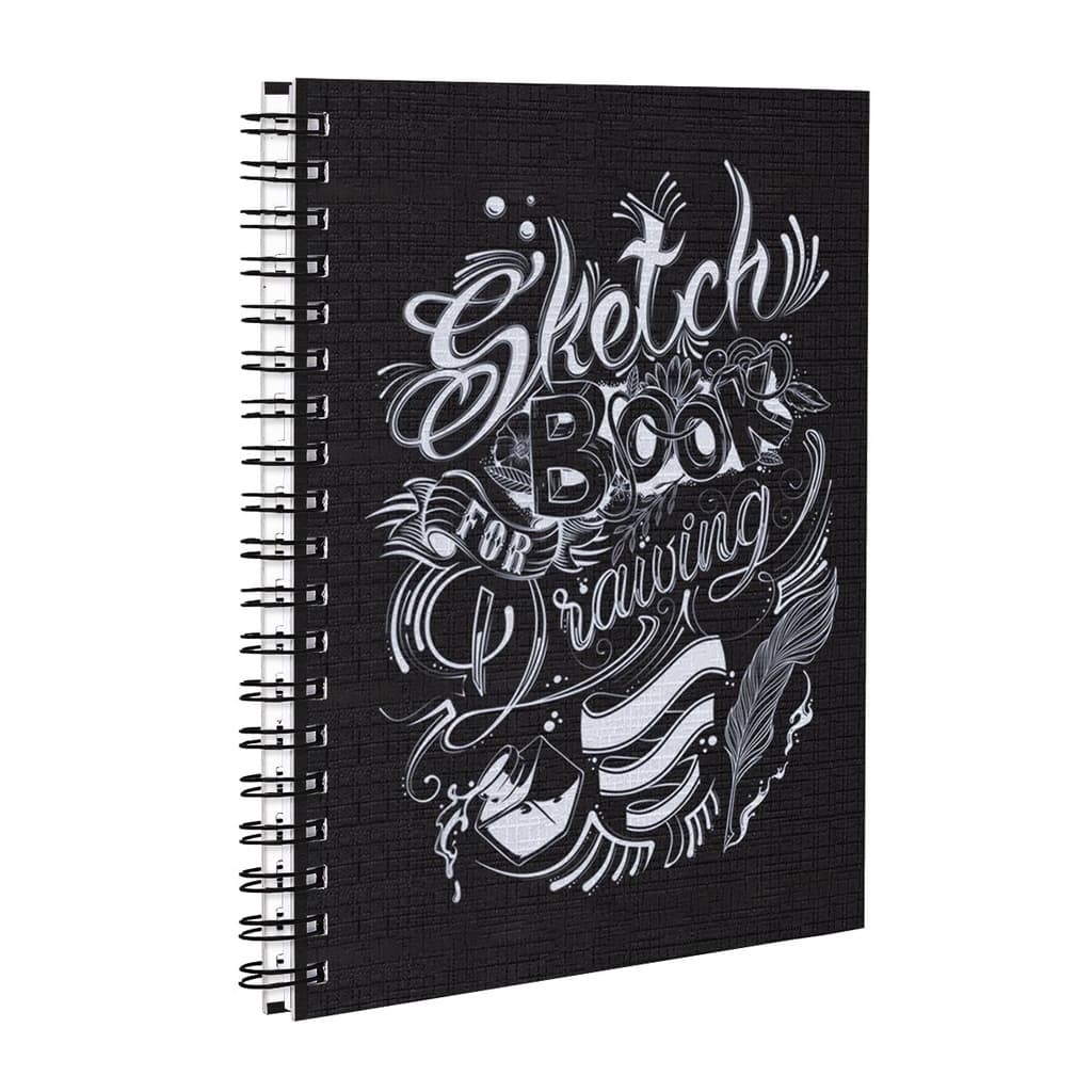 Sketchbook Caderno Desenho 100 Págs 50 Folhas 18x25cm 180g