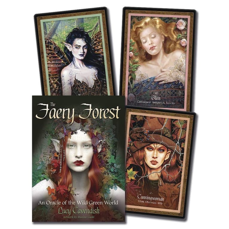 The Faery Forest Oracle Importado Oráculo Das Fadas Tarot