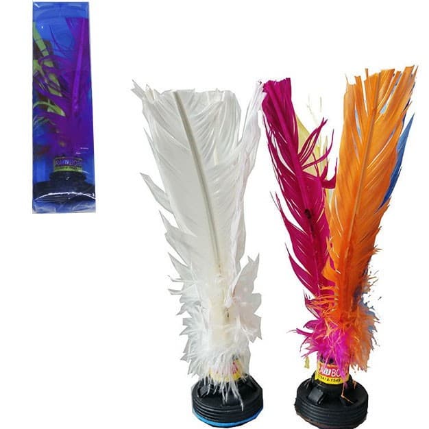 Peteca Lider Oficial Pena Colorida 21CM - Brinquedos infantil Esportivos Jogos