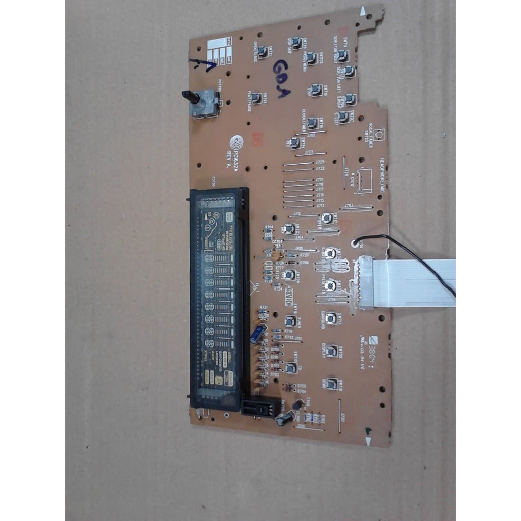 Placa Do Painel Do Som Gradiente Gba 110