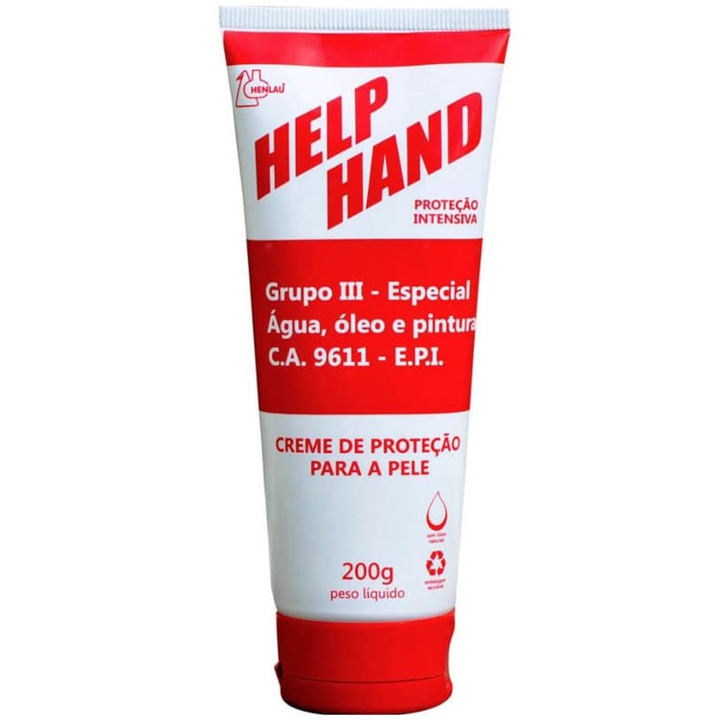 Creme de Proteção Grupo 3 Help Hand 200g Henlau - CA9611