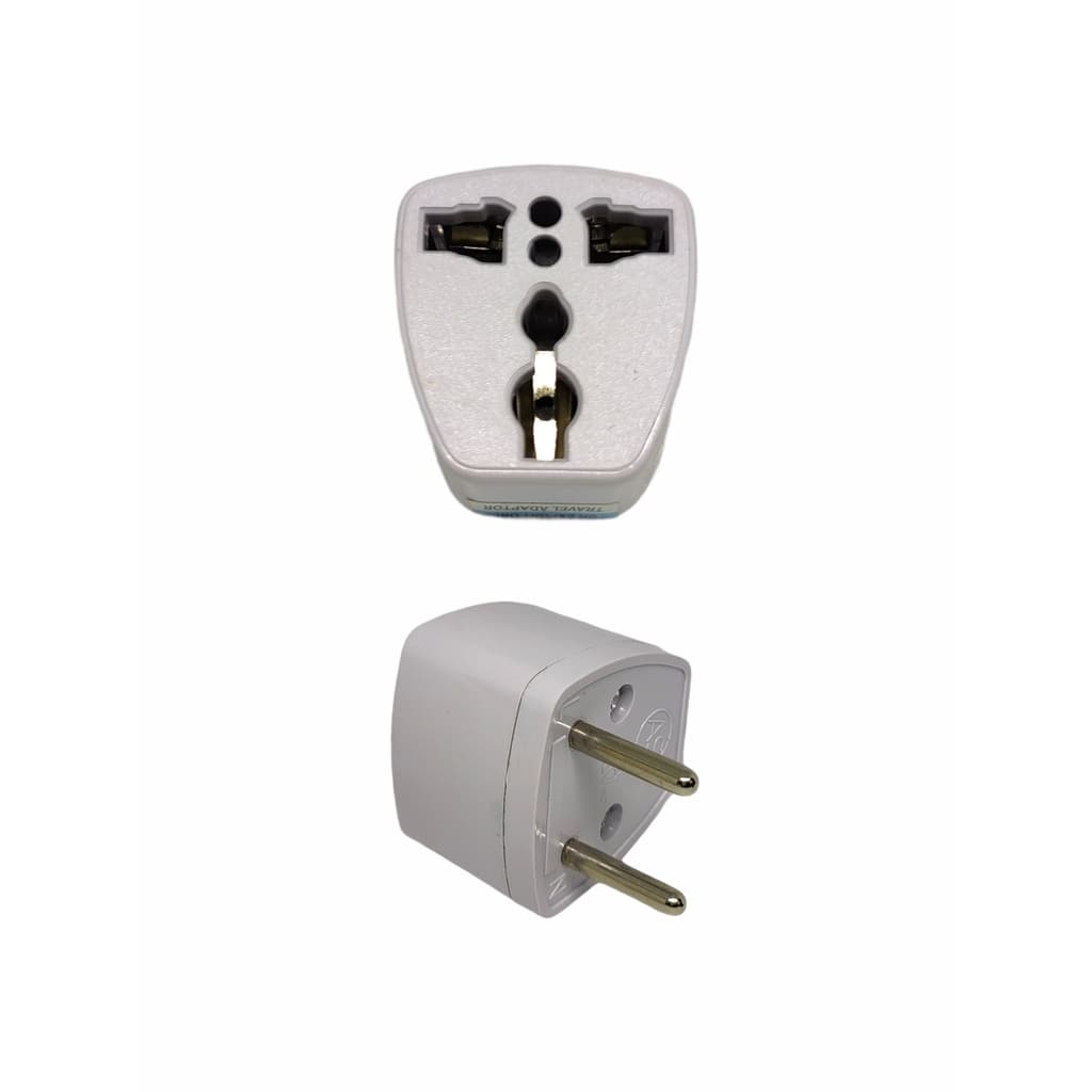 Kit 2 Adaptador de Tomada Universal Padrão Europeu Multiuso