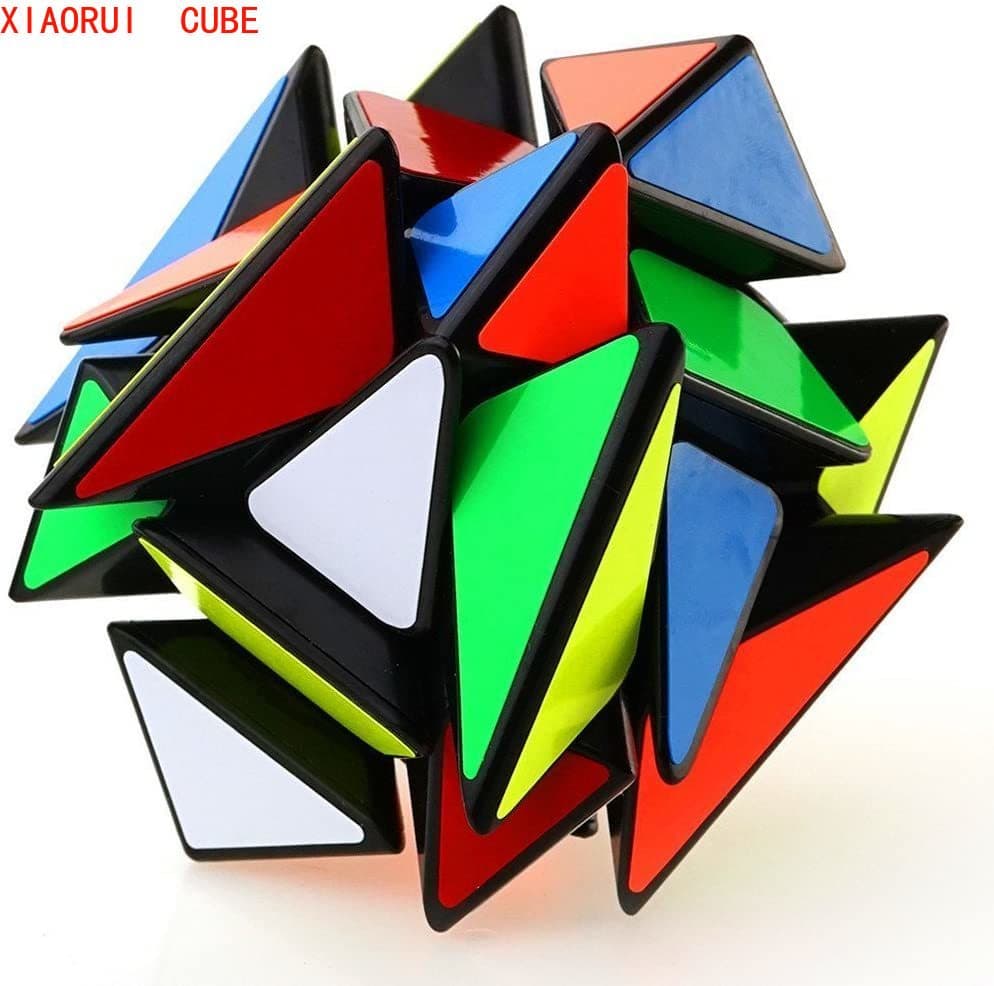 XIAORUI Cubo De Velocidade , Mágico Liso , Quebra-Cabeça De Ângulo De Flutuação Para Crianças E Adultos