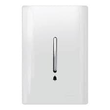 Pulsador de Campainha Branco com Cromado Dicompel Novara