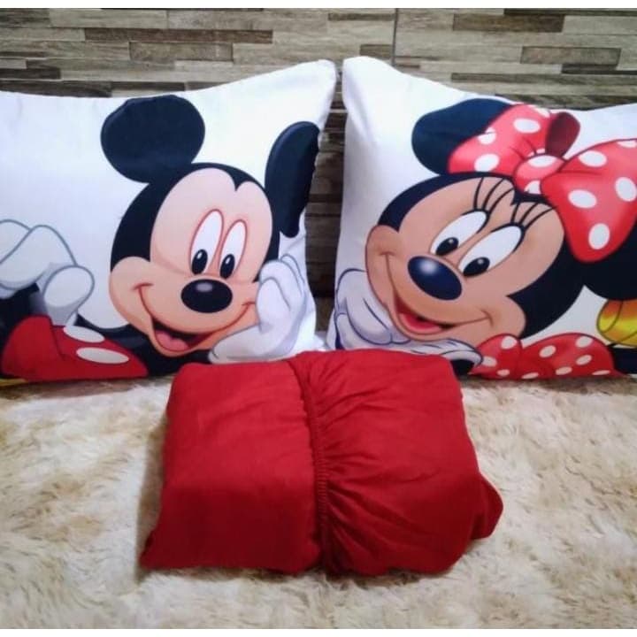 Jogo De Lençol Casal 3 Peças Tematico Diversos Ideal Para Cama Box - Poliester