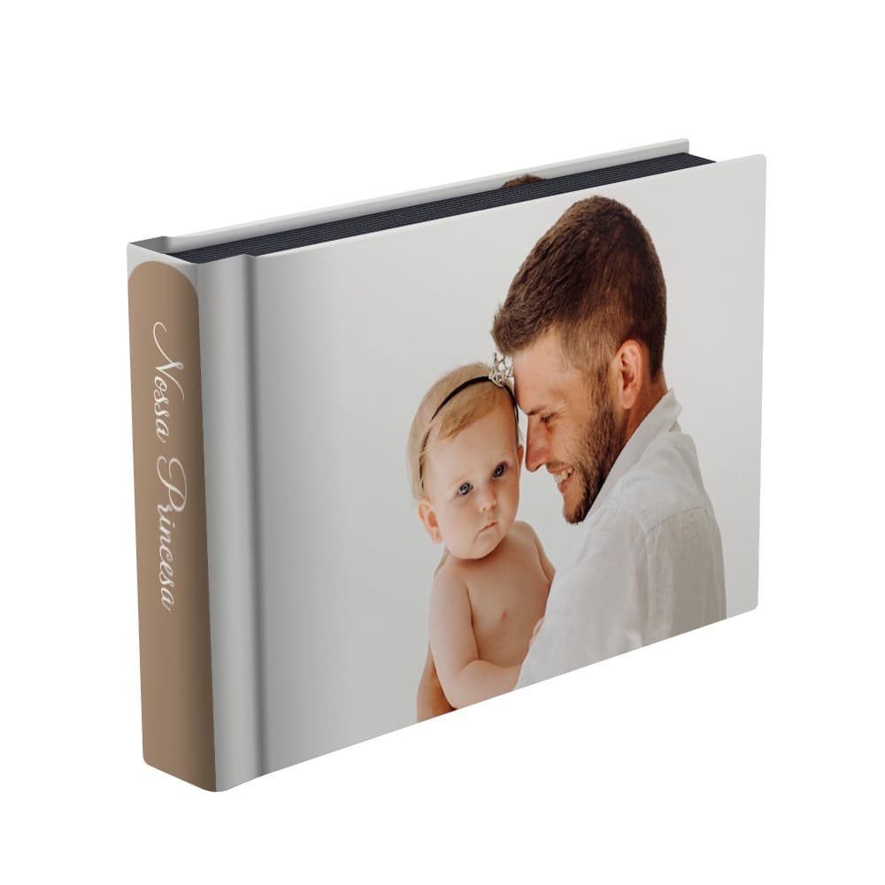 Álbum Auto Colante Capa Personalizado 10x15 Para 40 fotos dia dos Pais