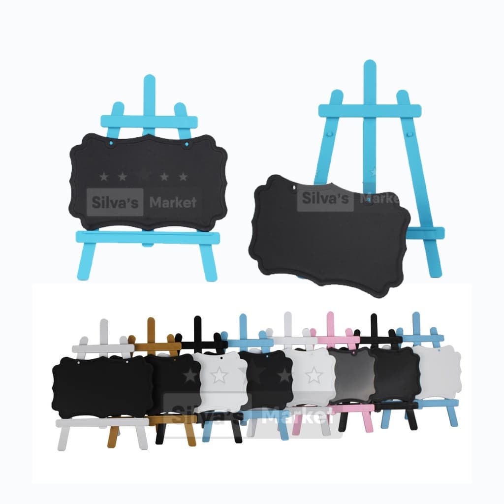 Lousa Infantil / Mini Lousinha com Cavalete Diversas Cores