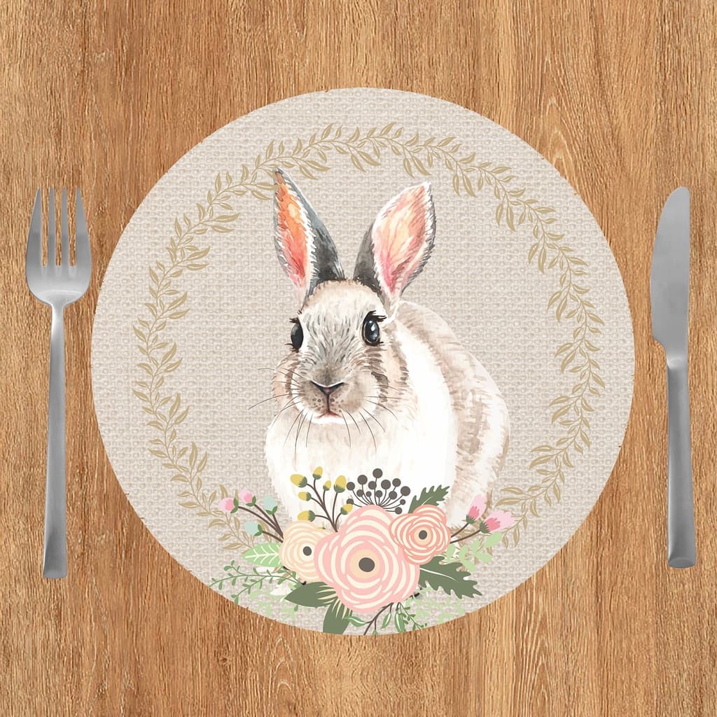 6 Capas de Sousplat Páscoa Mesa Posta - Supla