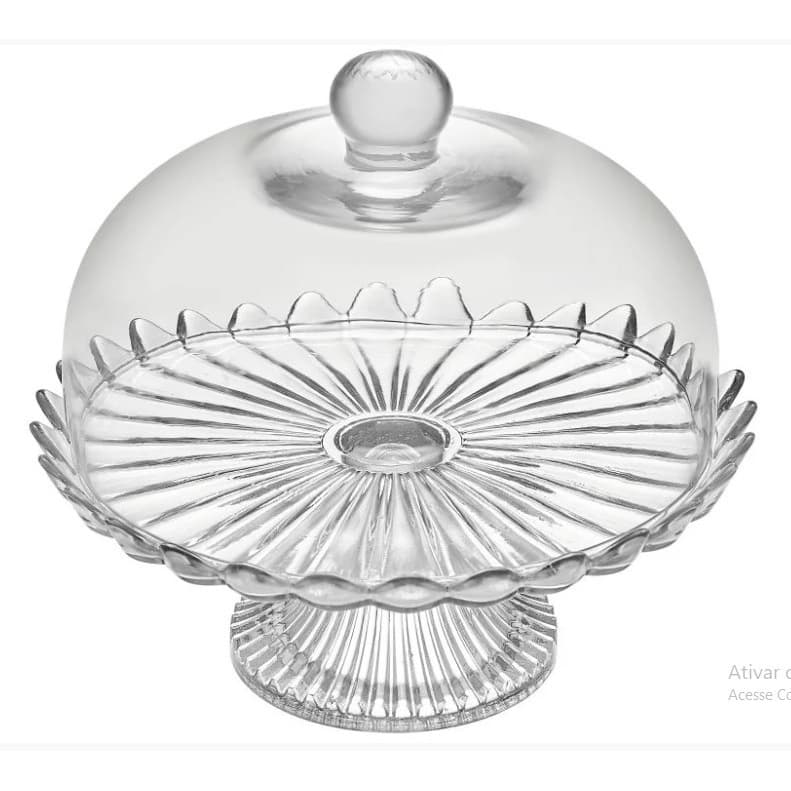 Conjunto Boleira Pétalas De Jasmim Transparente - Vitazza