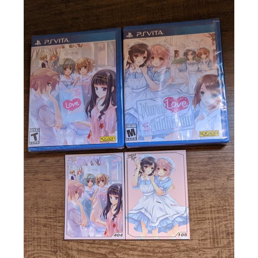 Kit 2 Jogos Psvita Nurse Love Limited Run Ps Vita Lacrados