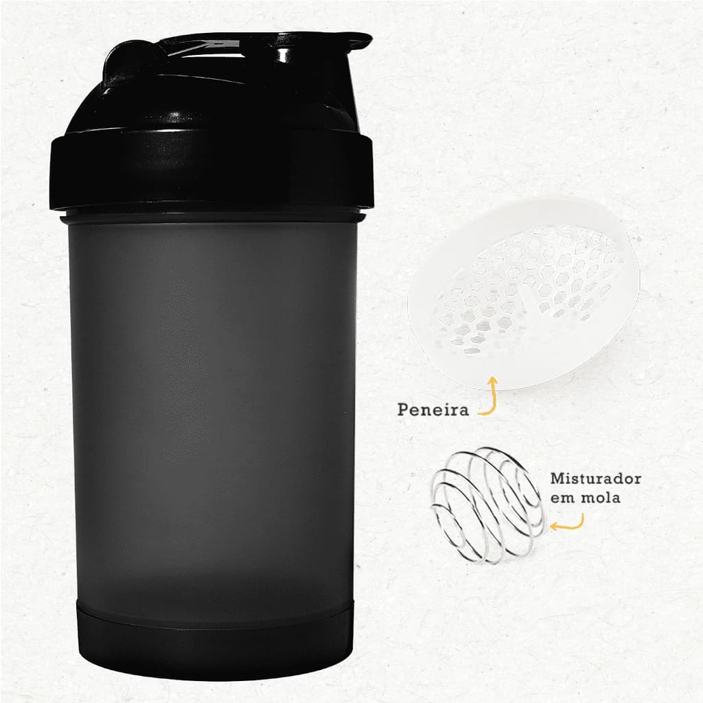 Coqueteleira / Shakeira 1 DOSE + Mola + Peneira - Academia - NOVIDADE!!!