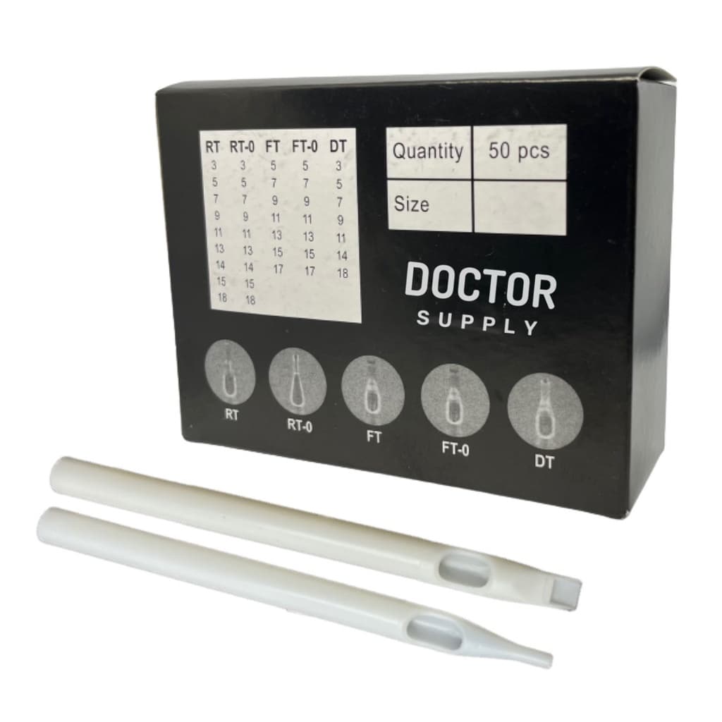 50 Ponteira Long Tip Traço RL Pintura MG Tattoo Tatuagem