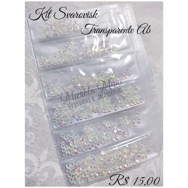 Similar Svarovisk Transparente Ab / kit c/ 5 tamanhos