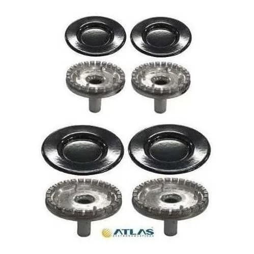 Kit Espalhador + Sorvetes Fogão Atlas Fastcook - 4 Bocas