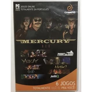 Coleção Ongame Br Mercury Red 6 Jogos Para PC Red, Aika, Point Blank, Metin 2, Asda 2 e Gyd