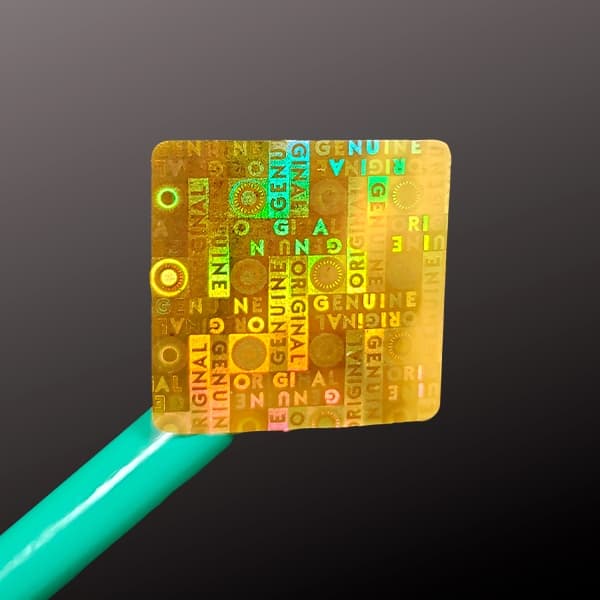 Selo Holográfico 25x25mm Anti Violação