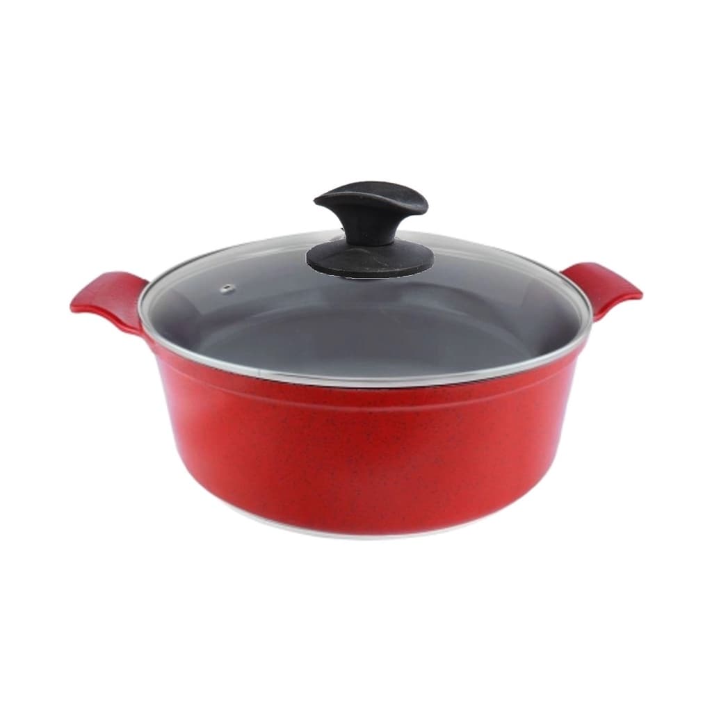 Caçarola Vermelha Antiaderente em Cerâmica Javali AA 18cm