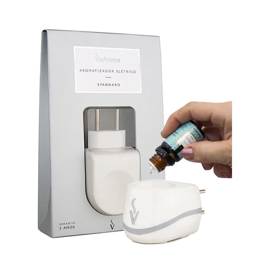 Aromatizador Elétrico Standard Via Aroma P Óleos E Essências