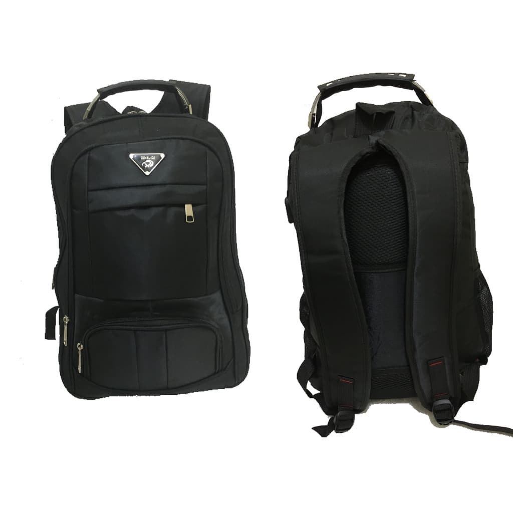 Mochila Preta Masculina Para Notebook impermeavel Grande Resistente