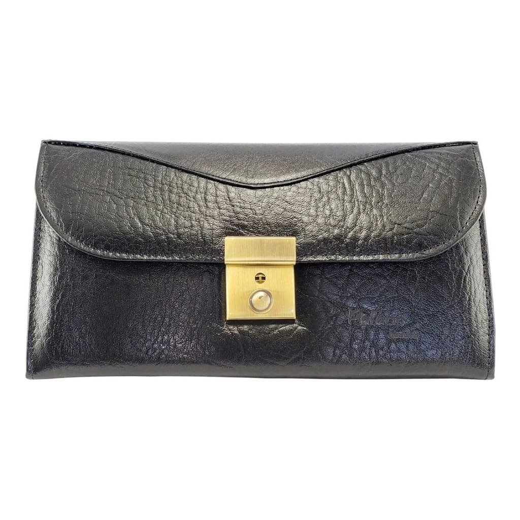 CARTEIRA DE MÃO CAPANGA MASCULINA COURO PALÁCIO 793 PRETA