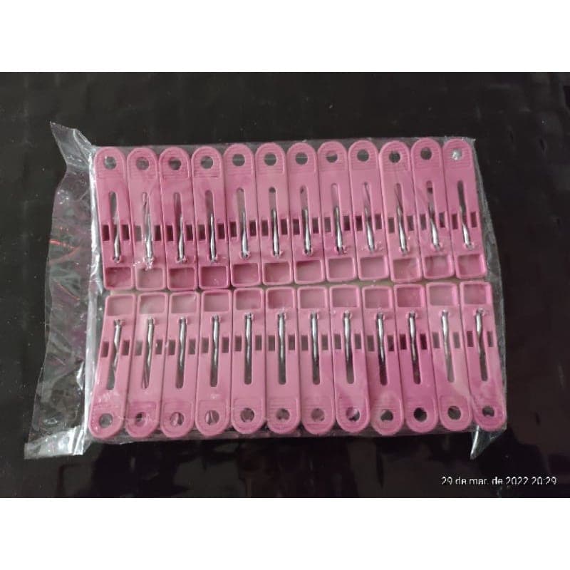 Prendedores de roupa 48 peças ROSA
