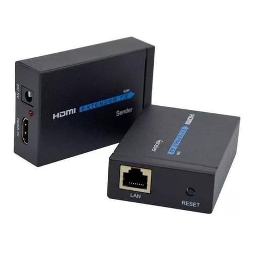 Extender Hdmi 60m Extensor Hdmi 60m Cat5e Cat6 Hdmi Bivolt