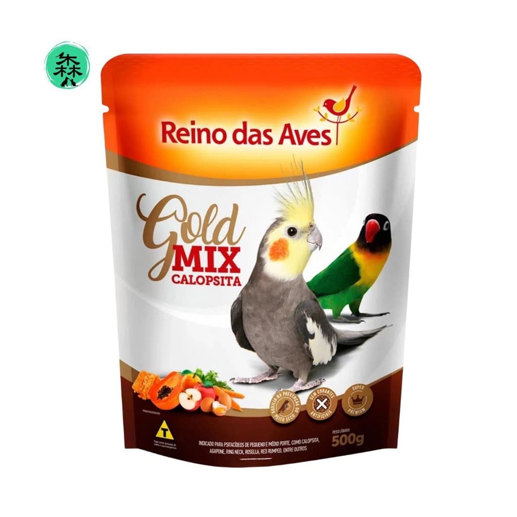Calopsita Gold Mix 4 kg - Reino das Aves