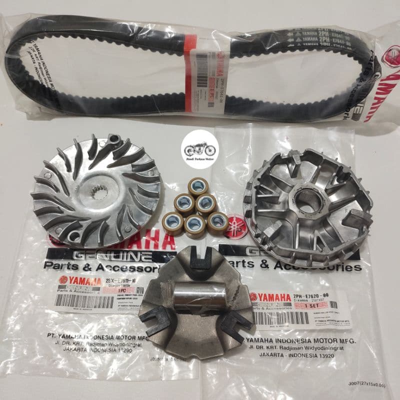 Pacote De Cinto Cvt Van + Conjunto De Caixa De Rolo + Ventilador Yamaha Mio M3 Z Soul GT 125 (2SX/2PH)