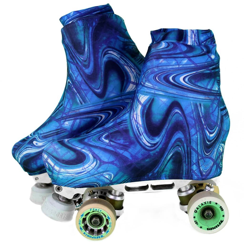 Polaina Cobre Botas Capa para Patins Patinashow Estampa Abstrata 1