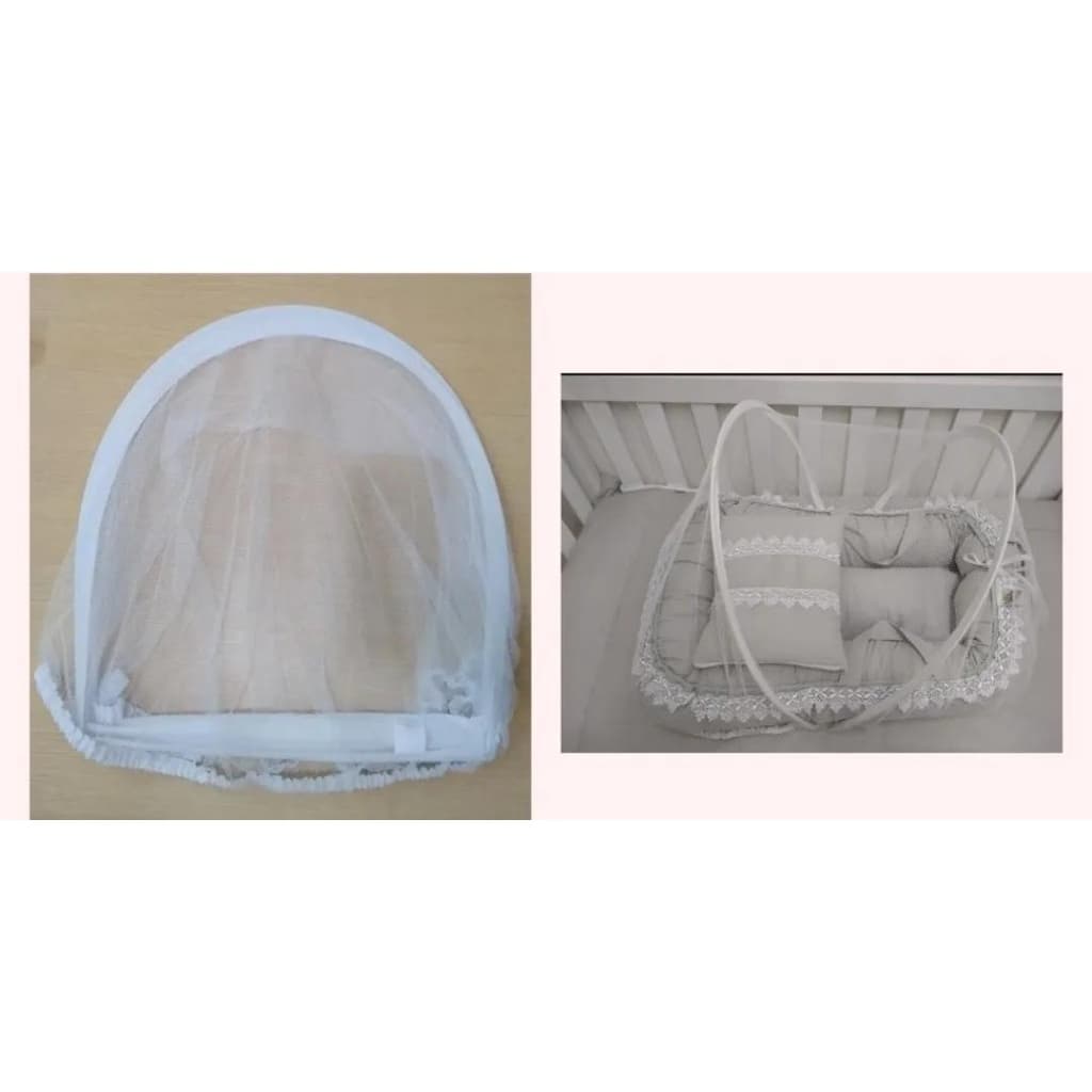 Mosquiteiro para Ninho Redutor branco cor unica