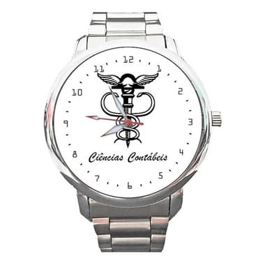 Relógio Contador Contadora Ciências Contábeis Contabilidade