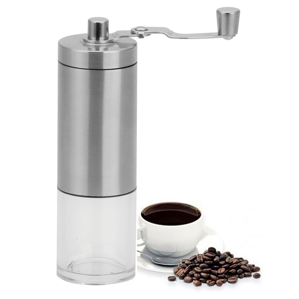 Moedor De Café Manual Em Aço Inox E Cerâmica Com Ajuste De Moagem Portátil Grãos