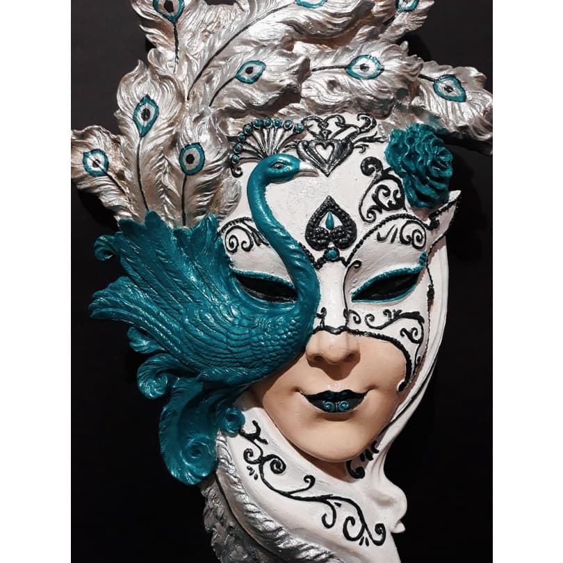 Escultura máscara veneziana