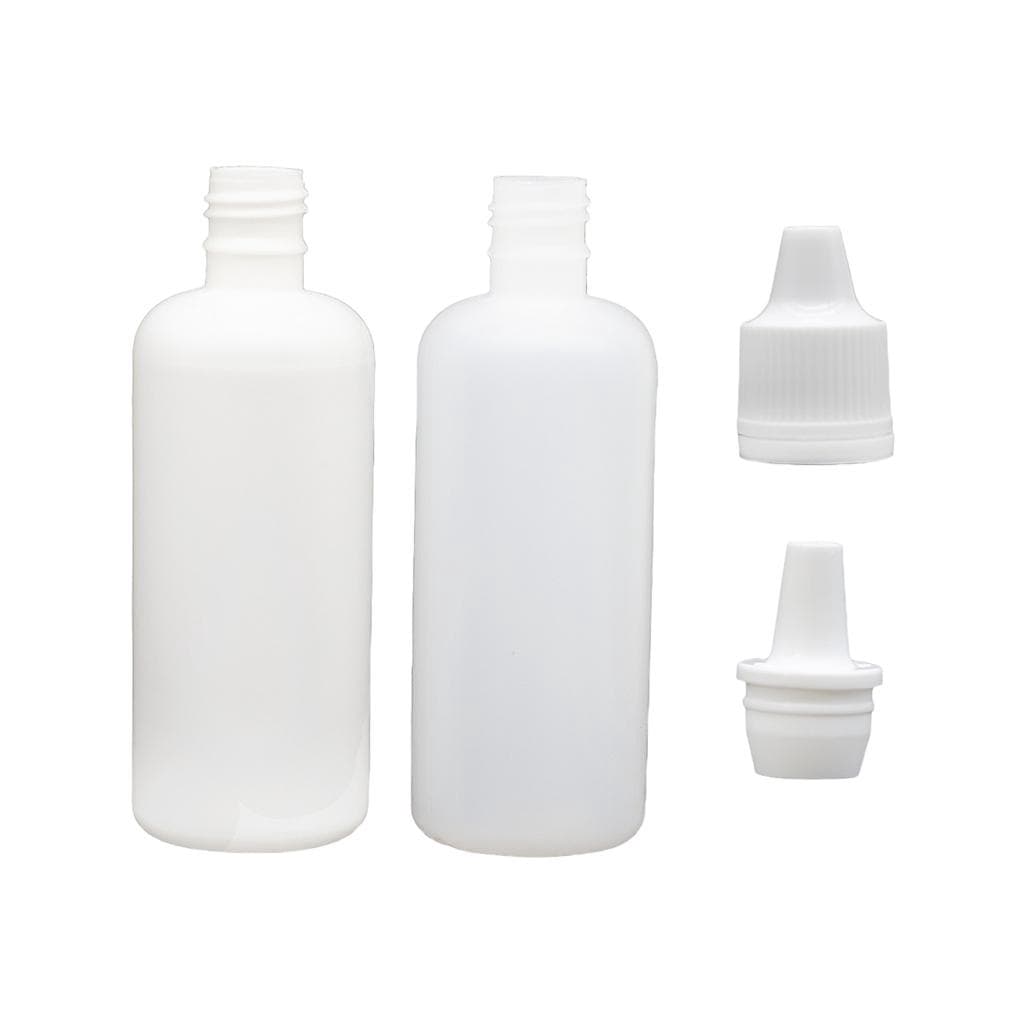 Kit 300 Frasco Plástico De 20ml - Conta Gotas Com Batoque e Tampa Lacre!