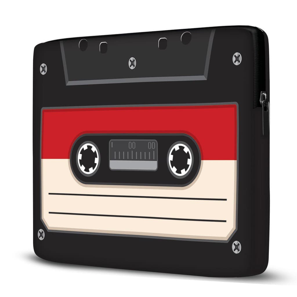 Capa Pasta Maleta para Notebook em Neoprene Fita Cassete