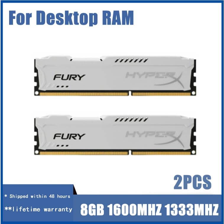 Poque Pronto Kingston Hyperx Fury 16gb 8Gb Ddr3 1333mhz 1600mhz 1866mhz Desktop Ddr3L Pc12800u/14900u 1.35v 1.5v Pc Dimm