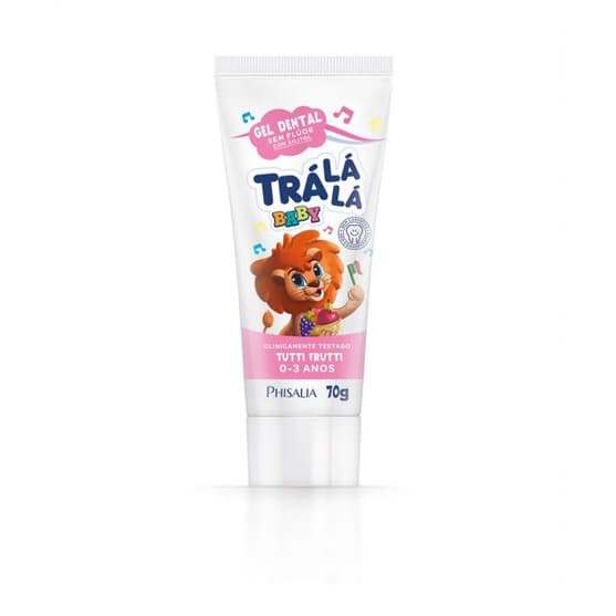 Pasta De Dente Creme Dental Infantil Tra La La Tutti Frutti 70g