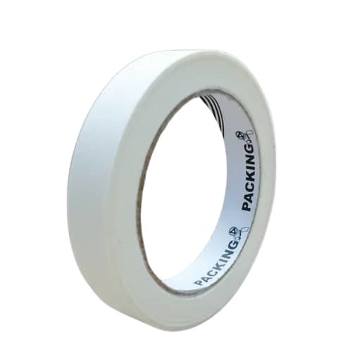 Fita Crepe 24mm X 50 Metros Uso Geral Atacado - Kit 10 Unidades