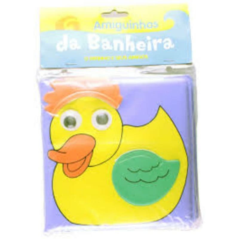 Livrinhos Amiguinhos na banheira.  O patinho e seus amigos