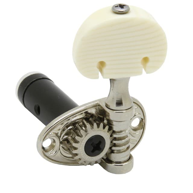 Tarraxa para Violão/Cavaco Com Rolamento Pino Grosso Cromado Rozini Individual Reversa