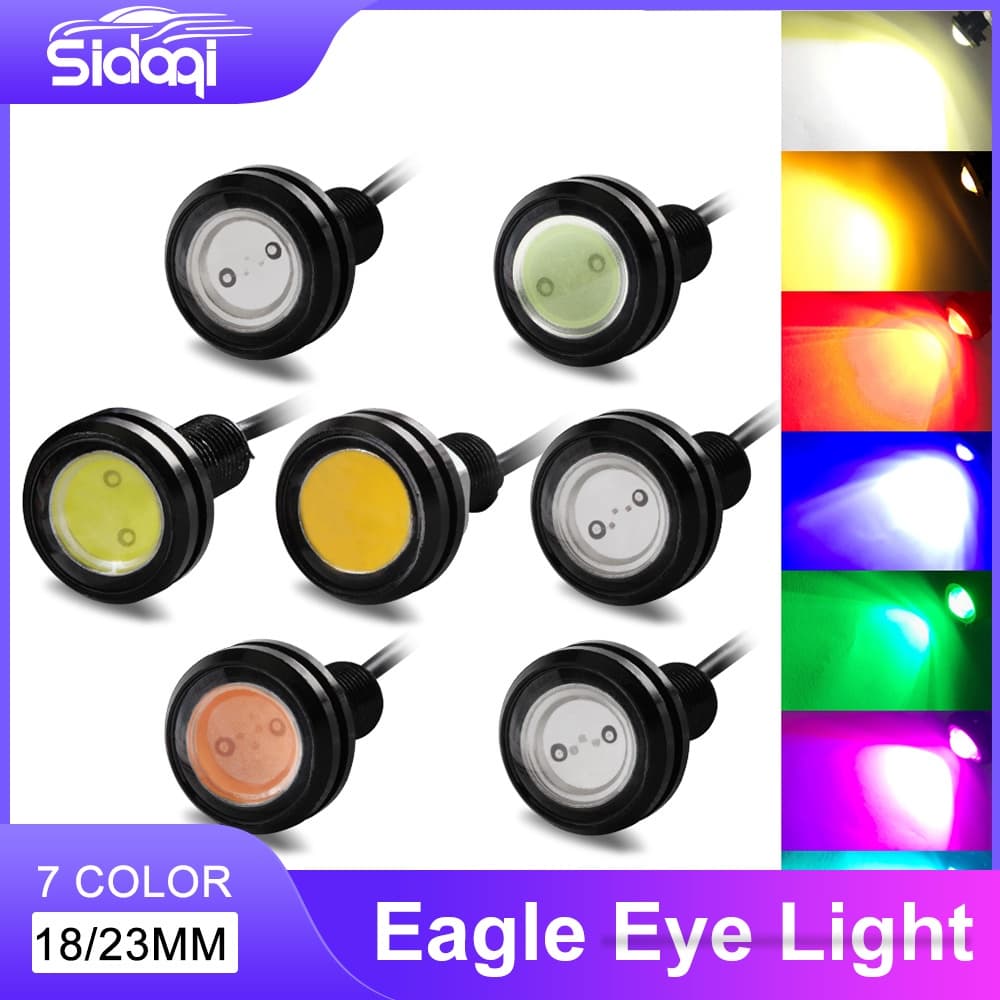 12V 18MM 23 MM Car LED Eagle Eye Light Motorcycle Fog DRL