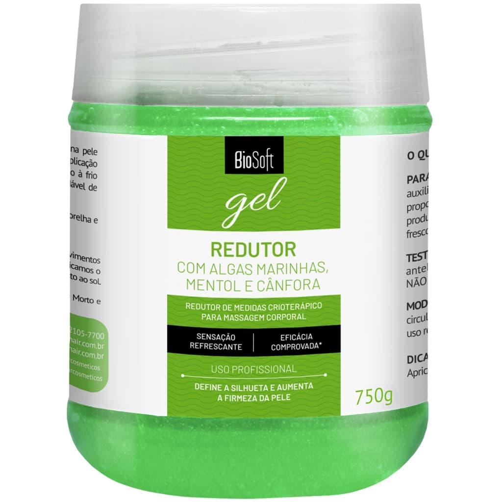 Gel Redutor de Gordura 750g Biosoft