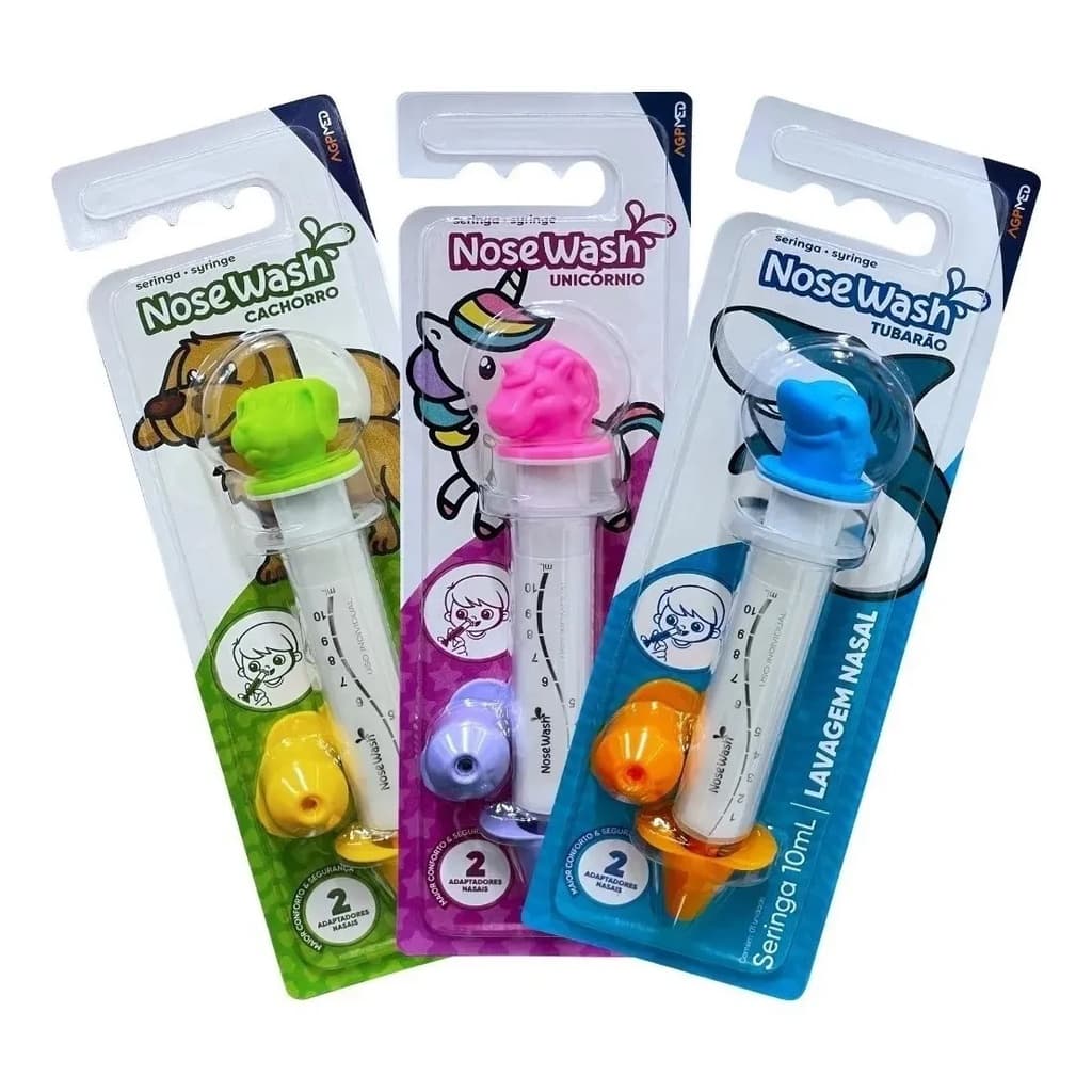 Seringa Dispositivo Para Lavagem Nasal 10ml Nosewash