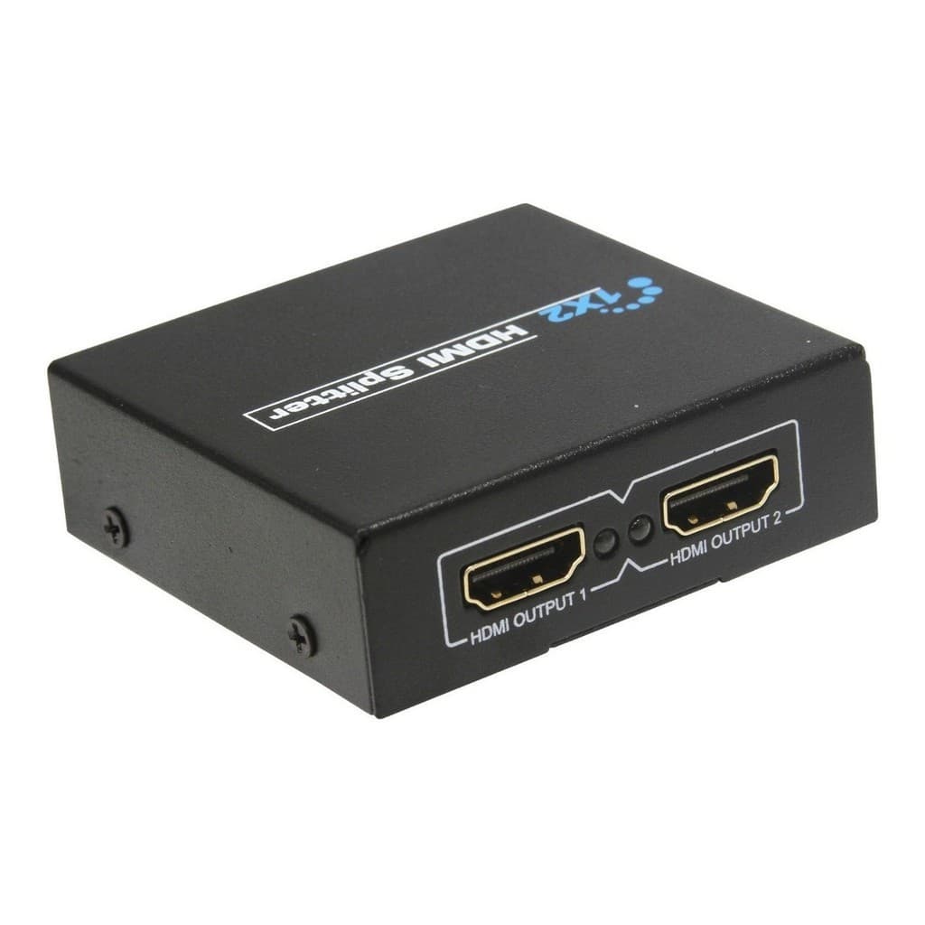 Splitter 1x2 Distribuidor De Sinal Hdmi 3d Duplicado Tv