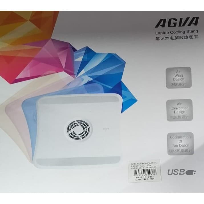Base com cooler para notebook usb